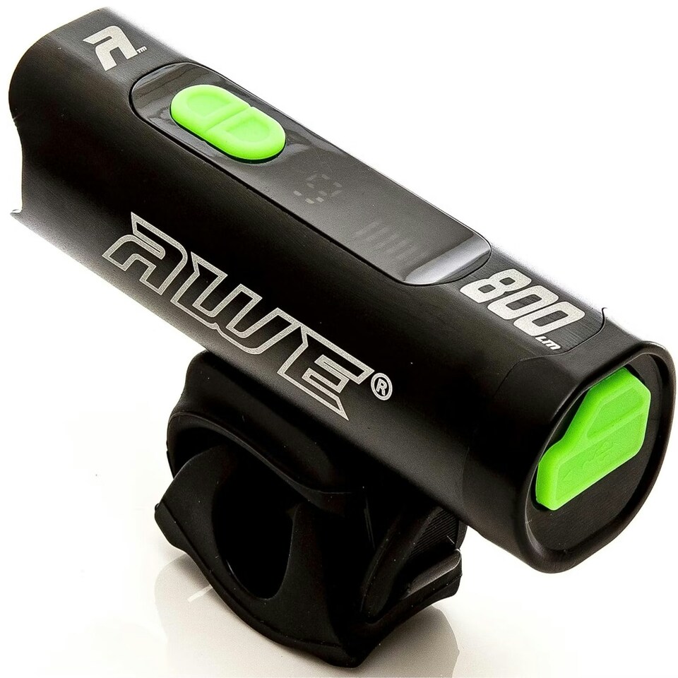 image 1 of AWE AWESUM800 800 Lumens SUPER BRIGHT LED USB Rechargeable Bike Front Light