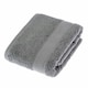 image 2 of Homescapes Turkish Cotton Hand Towel Set of 2 - Grey | Grey | Hand towel | 2