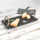 image 5 of Argon Tableware Slate Serving Tray with Rope Handles - 40 x 20cm Grey