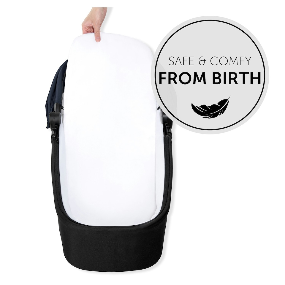image 1 of hauck Move so Simply Pushchair Set - Dark Navy Neon Blue