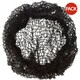 image 1 of Equi-Net Womens/Ladies Harpley Heavyweight Hair Net (Pack of 2) - Black - One Size Black