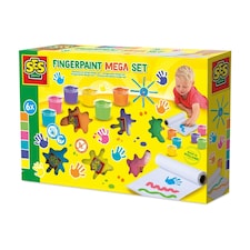 SES Creative Fingerpaint Mega Set 6 Colours 110 mL