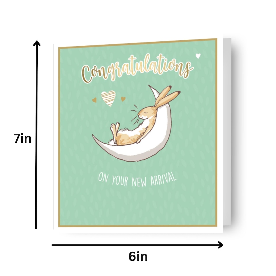 image 1 of Guess How Much I Love You 'New Arrival' New Baby Card