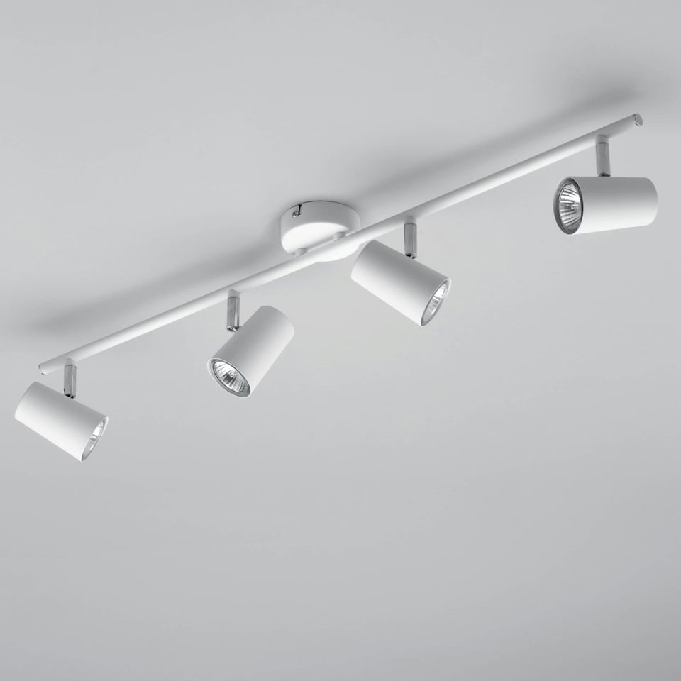 image 1 of BHS Barley Spotlight Bar Ceiling Light | White | White | 1
