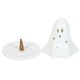 image 3 of Something Different Ceramic Ghost Tealight And Incense Cone Holder - White - One Size