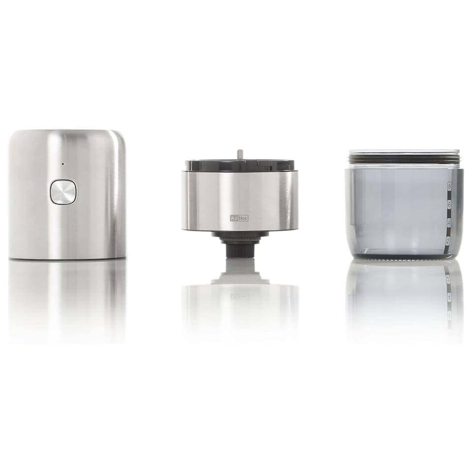 image 1 of AdHoc Electric Coffee Grinder Stainless Steel - Silver