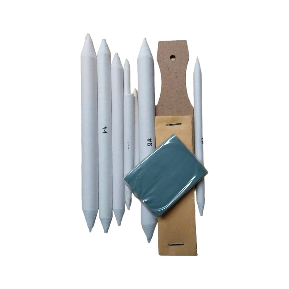 image 1 of Pack of 10 Drawing Blending Tool Set