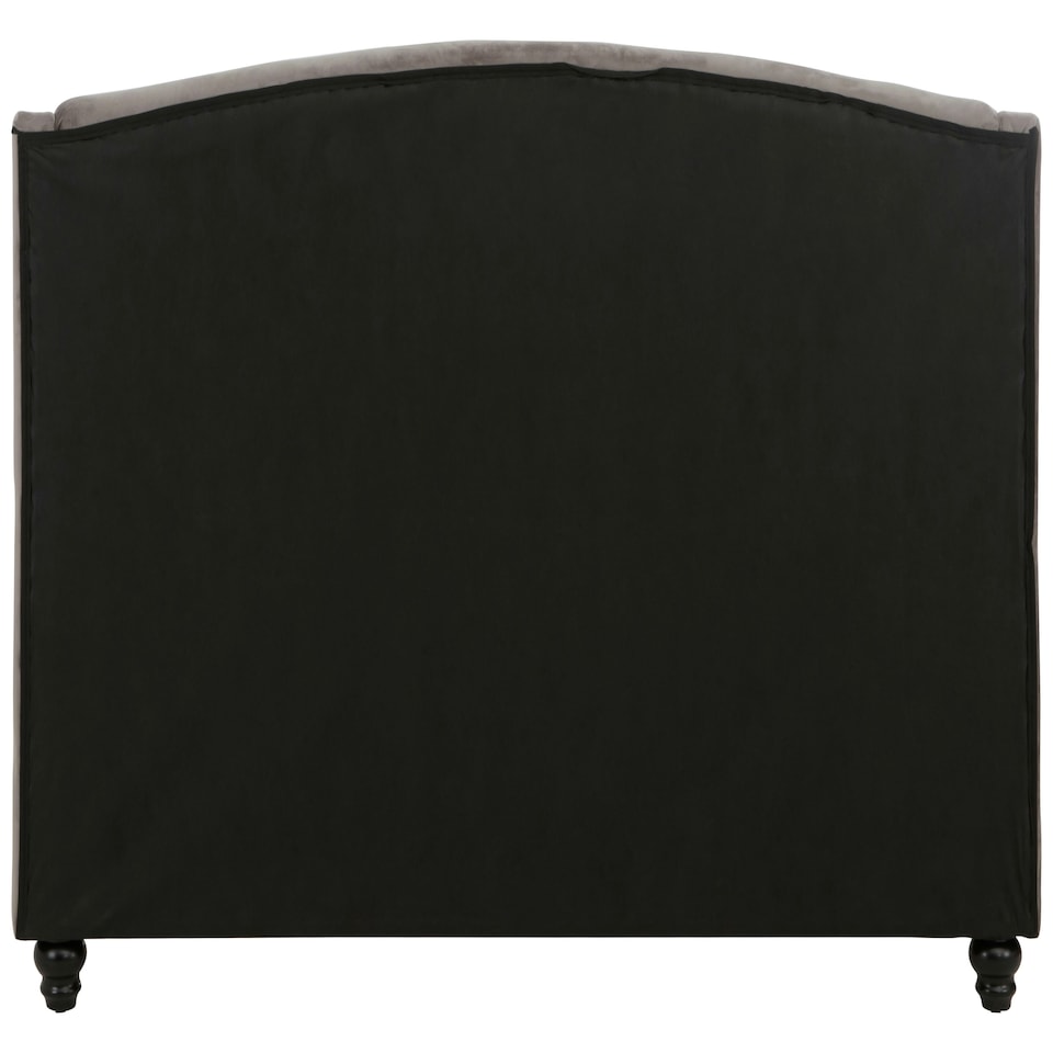 image 1 of Interiors By Premier Grey Velvet King Bed