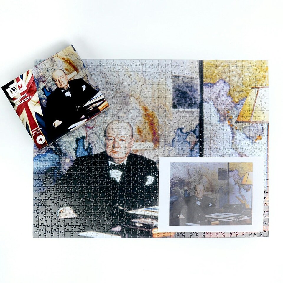 image 1 of Imperial War Museums Churchills 150th Anniversary 1000 piece jigsaw puzzle