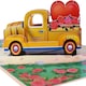 image 2 of Yellow Vintage Truck with Heart and Roses 3D Pop Up Greeting Card