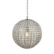 image 1 of Giliola 1 Light Pendant Chrome and Clear Ceiling Light