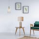 image 9 of First Choice Lighting Set of 2 Fluted Glass Design Pendant Fitting Finished with Clear Glass and Bronze Effect Colour Bronze | Clear