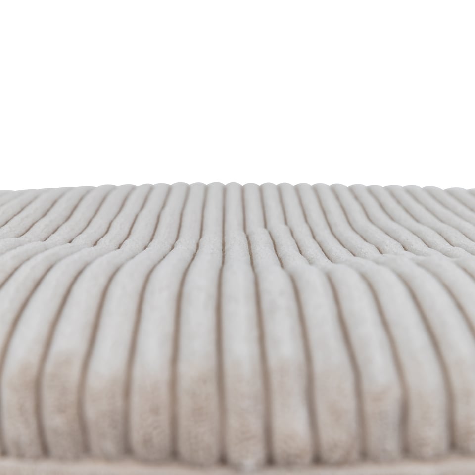 image 1 of Milano Beanbag Footstool Corduroy Natural Beige