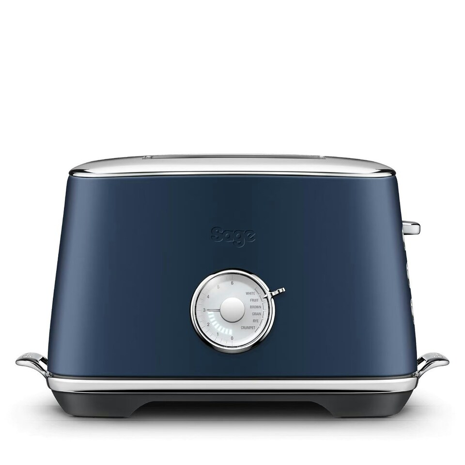 image 1 of Sage Toast Select Luxe - Compact 2-Slice Toaster - 6 Preset Settings, 1000 W, Variable Browning Level, LED Countdown Indicator - Damson Blue Blue