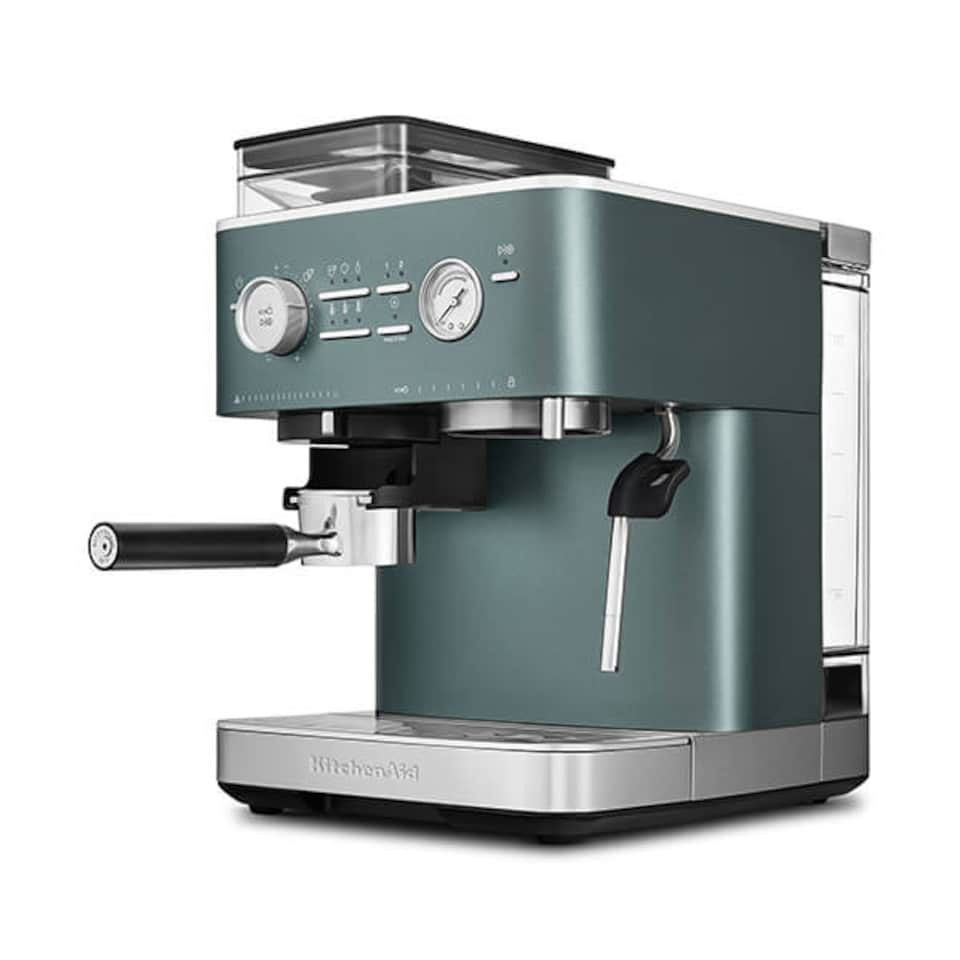 image 1 of KitchenAid Semi Automatic Espresso Machine with Burr Grinder Juniper