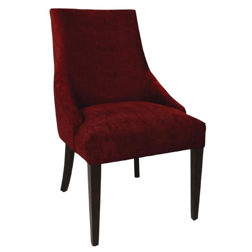 Mary Dark Red Chairs Pair Off Red