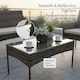 image 8 of Alivio 4-Seater Rattan Furniture Set with Coffee Table & Anti-UV Cushions for Indoor, Outdoor Patio