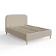 image 2 of Florence Boucle Ottoman Storage Bed King Natural Stone | Grey | Natural Stone