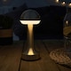 image 1 of ValueLights Set of 3 Troy Brass LED Rechargeable Touch Table Lamp
