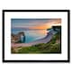 image 1 of Durdle Door Dorset Cliff Seascape Sea Home Decor 12x16" Framed Wall Art Print