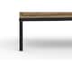 image 6 of Bari Higboard with 1 Door / 2 Drawers in Oak Look Brown | oak/black