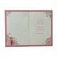 image 2 of On The Birth Of Baby Girl Pink Dress And Teddy Design Opacity Congratulations Card