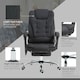 image 8 of Vinsetto Heated Vibration Massage Office Chair with Footrest,Black