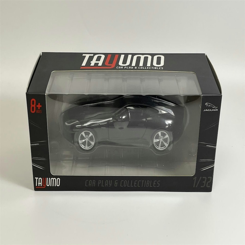 image 1 of Jaguar F Type Black LHD 1:32 Scale Light  Sound Tayumo 32110021