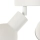 image 5 of Set of 2 Hawkins - White 3 Way Adjustable Round Ceiling Spotlights