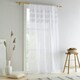 image 6 of Pineapple Elephant Izmir White Tab Top Voile White | 55x72"