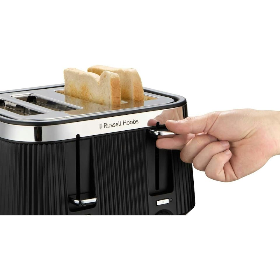 image 1 of Russell Hobbs Bronte 4 Slice Toaster - Black 26770