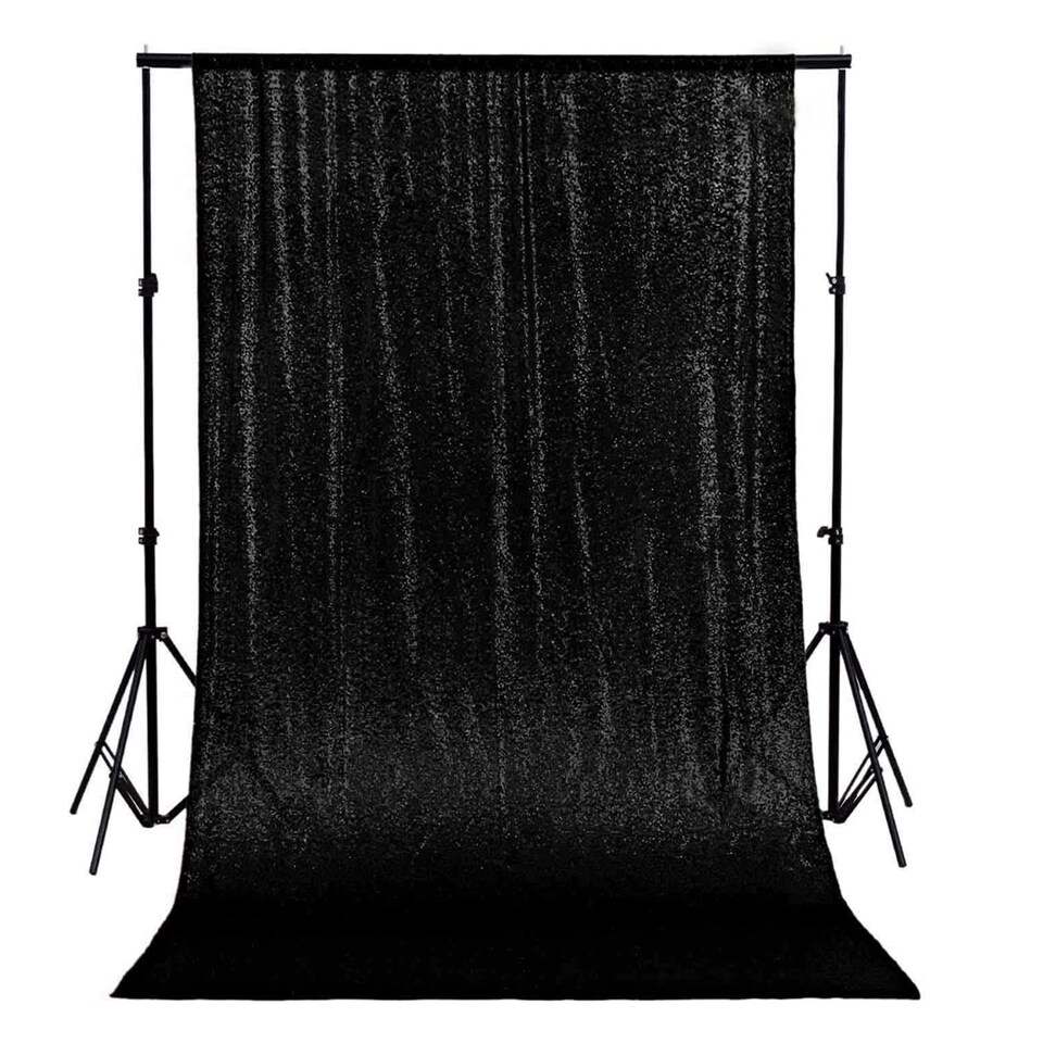 image 1 of 4ft x 7ft Sequin Backdrop Photography Background High-Density Sequin Fabric