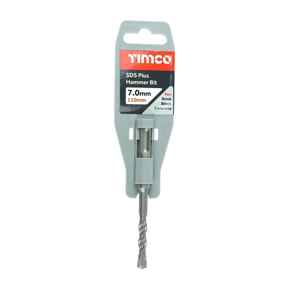 image 1 of Timco - SDS Plus Hammer Bit (Size 7.0 x 110 - 1 Each)