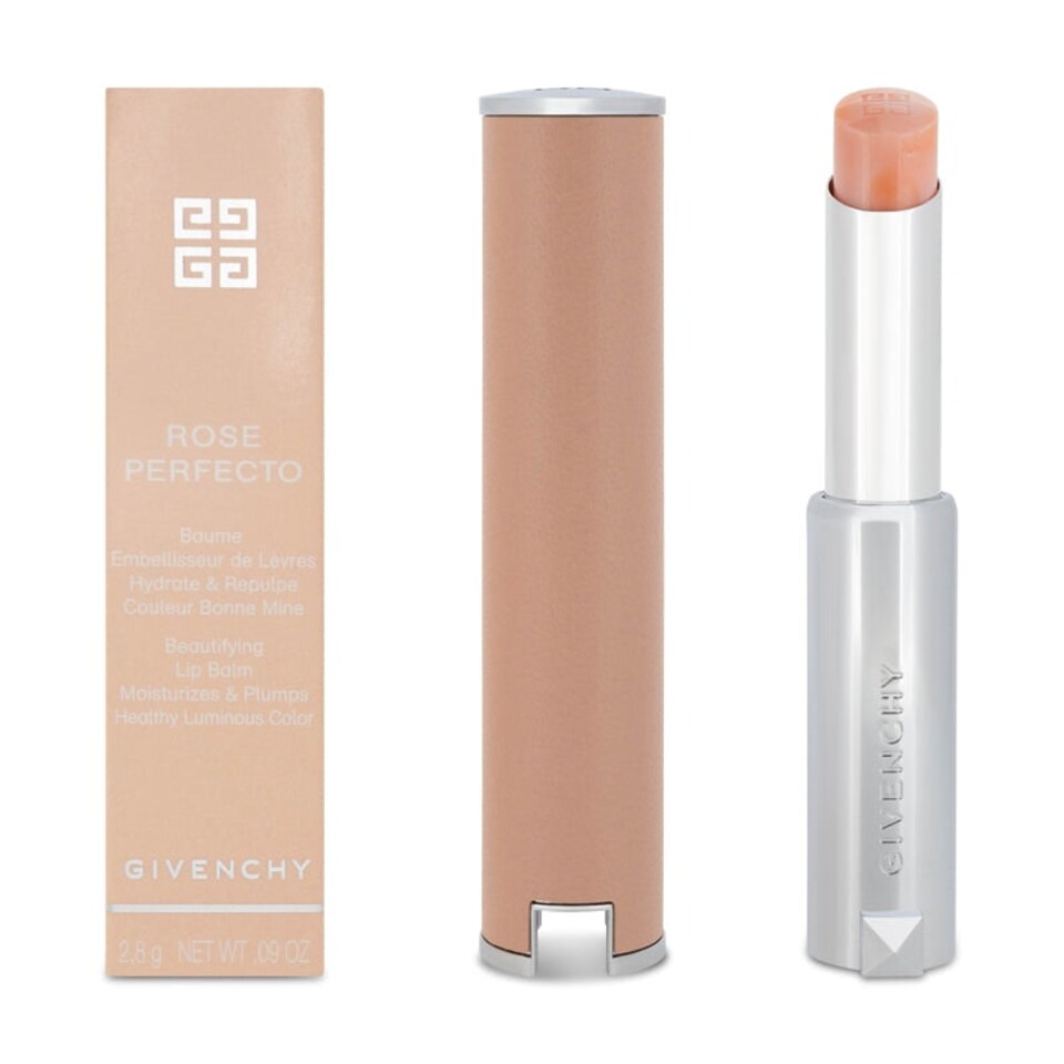 image 1 of Givenchy Rose Perfecto Beautifying Lip Balm 002 Vital Glow