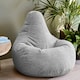 image 3 of icon Dalton Medium Beanbag Corduroy Light Grey Grey
