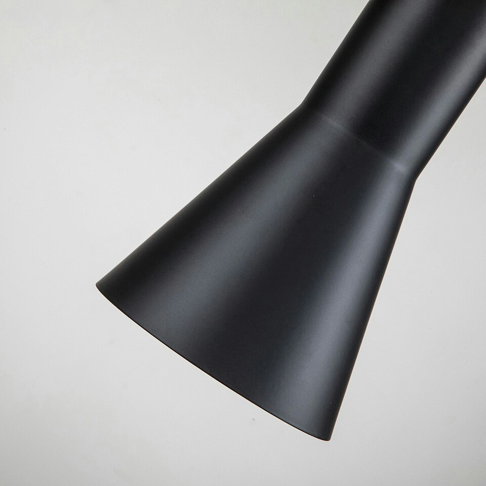 image 1 of Etoile Dome Pendant Ceiling Light, Matte Black and Gold Leaf