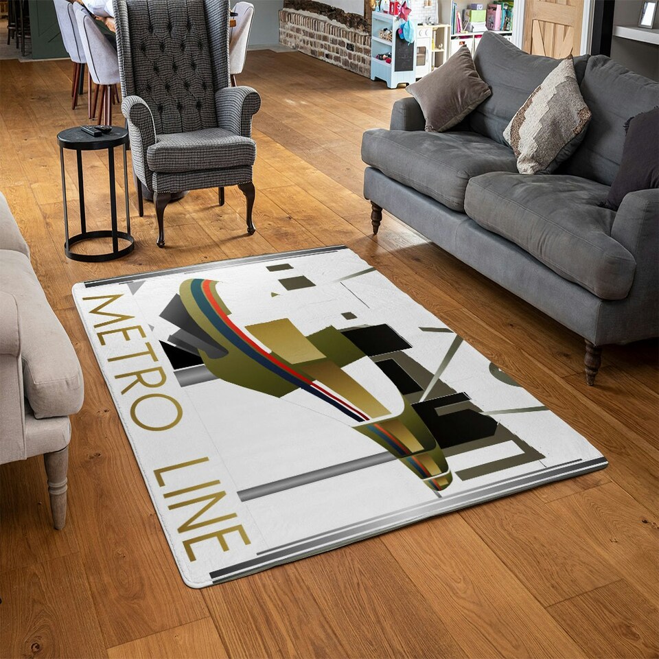 image 1 of Art Deco Metro Line (Rug) Multi | XL: 160x230cm