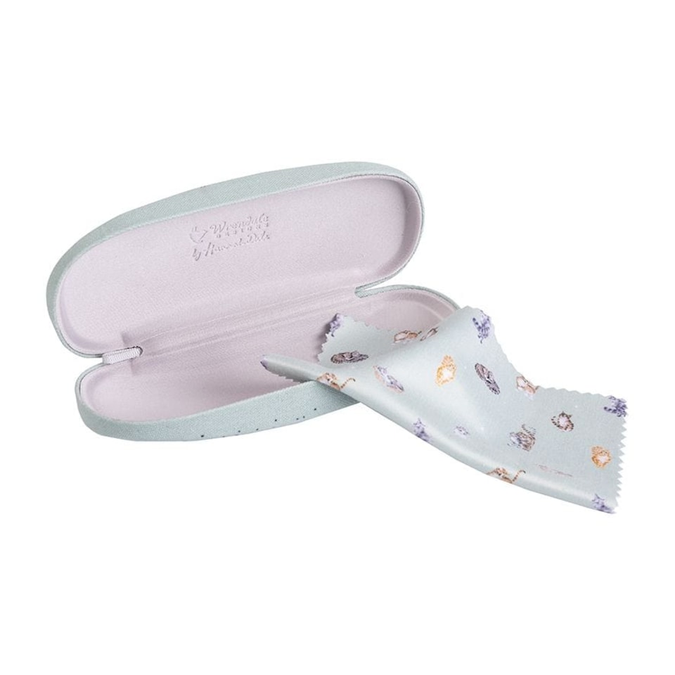 image 1 of Wrendale Designs Cat Illustrated Glasses Case