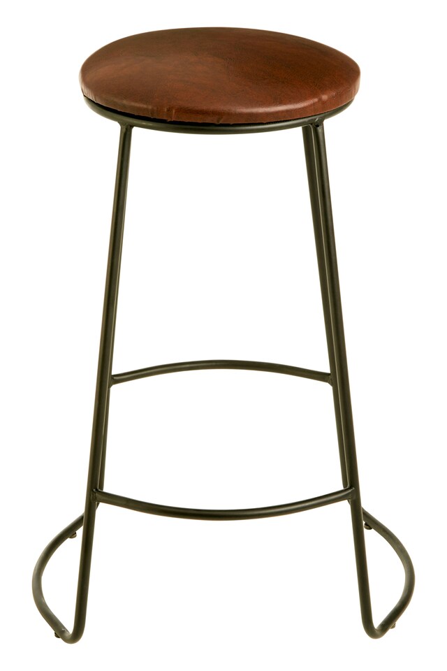 image 1 of Interiors By Premier Sleek Stool, Durable Design Counter Stool For Kitchen, Comfortable  Metal Counter Stool For Breakfast