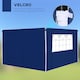 image 4 of Outsunny 3 Meters Gazebo Replaceable Exchangeable Side Panel Wall Panels Walls With Window, Blue
