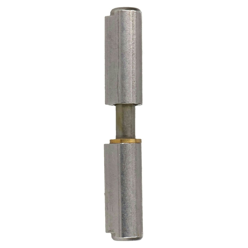 image 1 of Pack 2 Lift Off Bullet Hinge Weld On Brass Bush 13x80mm Heavy Duty Industrial | Silver