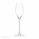 image 4 of Set of 4 Final Touch Crystal Champagne Flutes Glasses - Clear