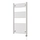 image 1 of Zennor - White Electric Towel Rail H1200mm x W600mm Straight 600w Thermostatic