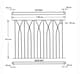 image 1 of Deco Decking Fence Panel - Solid Steel - FIts Gap of 1130 mm x 813 mm High - Electro Galvanised/Black Powder Coated | Black | 1