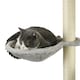 image 9 of PawHut 4 Piece Cat Wall Furniture Hammock Ladder Steps Plush Sisal Grey