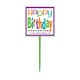 image 3 of Unique Party Polka Dot Birthday Cake Topper Set (Pack of 48) - Citrus - One Size