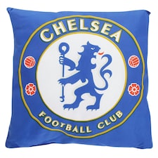 Chelsea FC Childrens/Kids Official Filled Football Crest Cushion - Blue - One Size