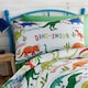 image 2 of Happy Linen Company Dino Snore Duvet Cover Bedding Set