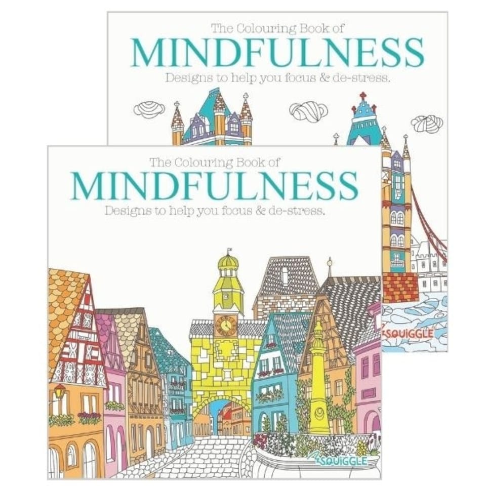 image 1 of Single 21x21cm Mindfulness Colouring Book