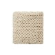 image 1 of BHS Chunky Cable Knit Throw, Cream